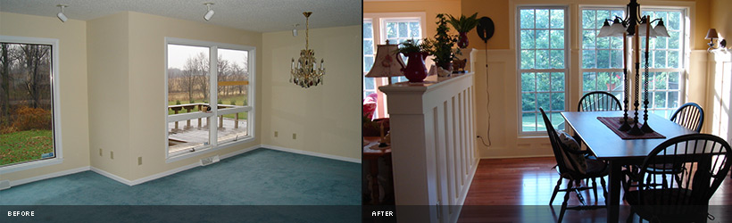 Before & After - Dining Room